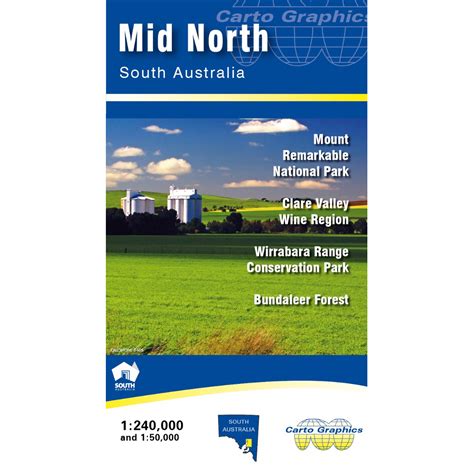 Mid North South Australia Map - Geographica