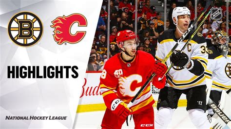 NHL Highlights | Bruins @ Flames 2/21/20 - YouTube