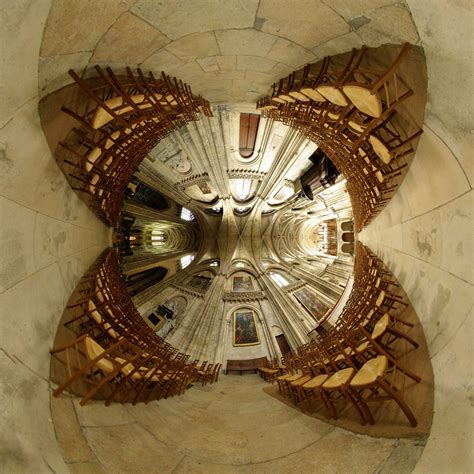 Cathédrale de Bordeaux | Inverted stereographic projection o… | Flickr