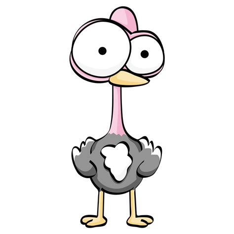 Ostrich Dance Cartoon