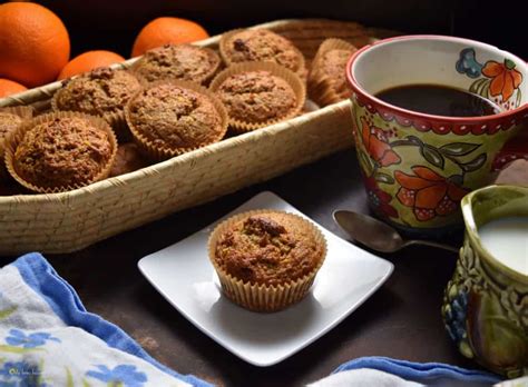 Healthy Orange Date Muffins - She Loves Biscotti