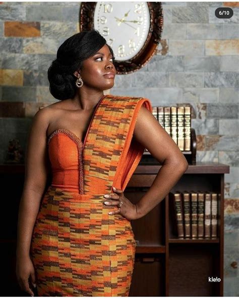 15 Elegant Kente Styles For Engagement In Ghana 2021 - The Glossychic