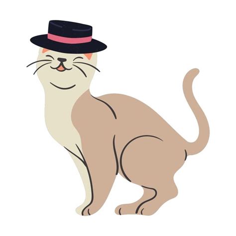 Cat With A Hat | Cats, Cool hats, Hats