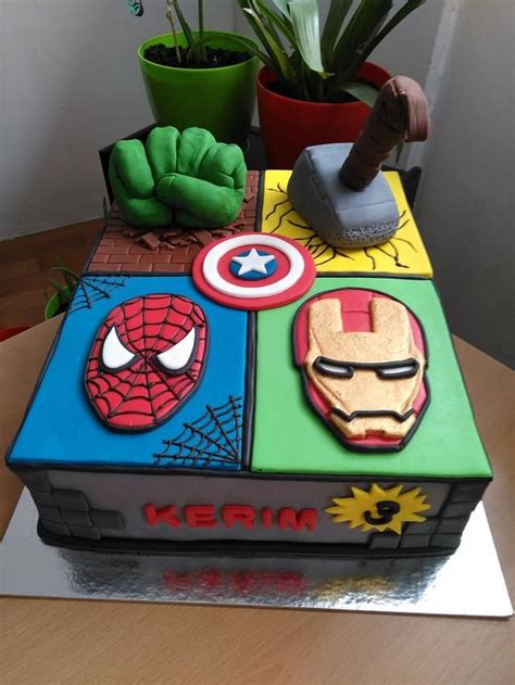 Avengers cake – Artofit