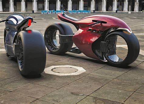 What an All-Electric Maserati Motorcycle Could Look Like - The Flighter