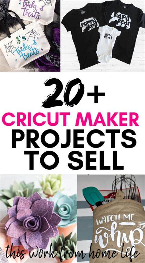 20 Cricut Maker Projects To Sell - This Work From Home Life | Diy gifts ...