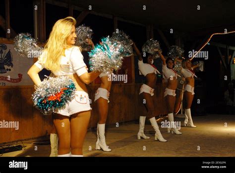 Miami Dolphins' Cheerleaders Stock Photo - Alamy