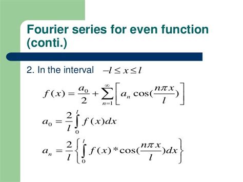 Fourier Series Coefficients