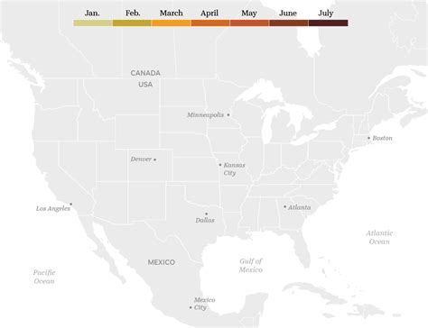 Monarch Butterfly Migration Map 2022