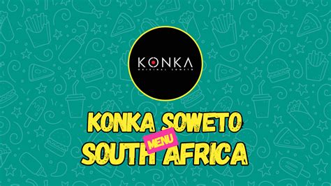 Konka Soweto Pub & Bar Menu & Prices South Africa 2025