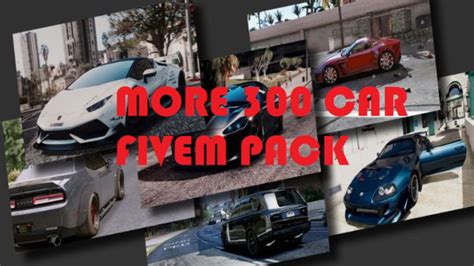 Give you more 300 custom car pack for fivem by Hellone636 | Fiverr