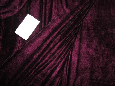 iridescent micro velvet dark aubergine color 44" wide