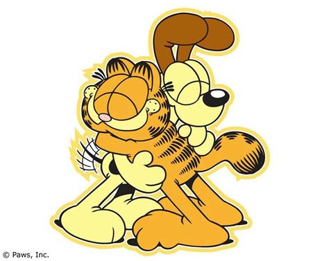 Garfield | Garfield and odie, Hug cartoon, Friends hugging