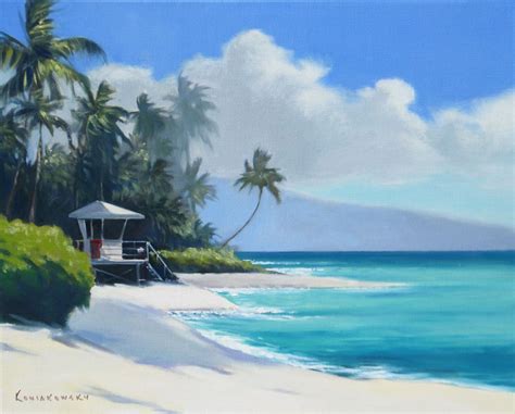 Sunset Beach Oil Painting by Wade Koniakowsky #bedroomideas, # ...