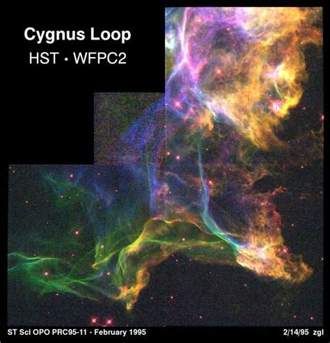 The Cygnus Loop Nebula: Shockwave from a Stellar Explosion (With images ...