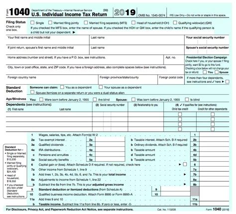 Form 1040 u s individual tax return definition types and use – Artofit