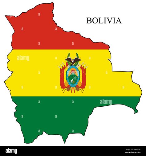 Bolivia map vector illustration. Global economy. Famous country. South ...