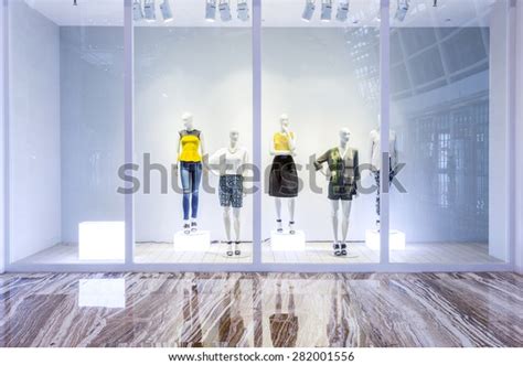 Mannequins Fashion Shop Display Window Stock Photo (Edit Now) 282001556