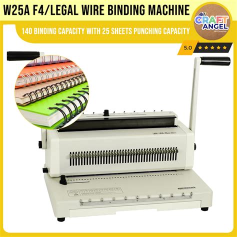 Wire Binding Machine W25A F4 Long Legal Size Officom Heavy Duty Binder | Lazada PH