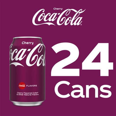 Coca-Cola Cherry, 12 Oz. Cans, 24 Pack