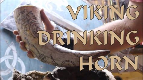 Hand Made Viking Drinking Horn - YouTube