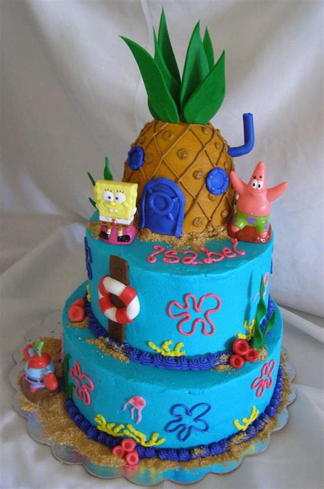 Spongebob Squarepants | Spongebob cake, Spongebob birthday cake, Spongebob birthday