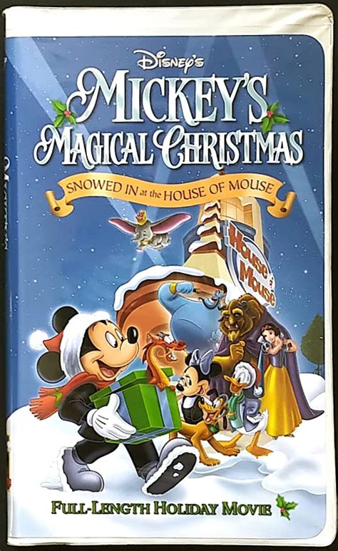 DISNEY Mickey's Magical Christmas: Snowed in at the House of Mouse/ VHS Tape/ Clamshell Case ...