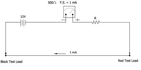 Circuit Diagram Of Series Type Ohmmeter - Circuit Diagram