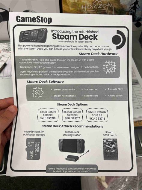 Refurbished Steam Decks Could Be Coming to Select Gamestop Stores ...