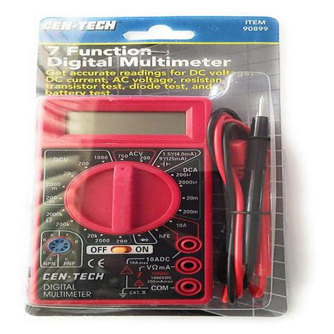 Cen-Tech Function Digital Multimeter Review 2021, 49% OFF