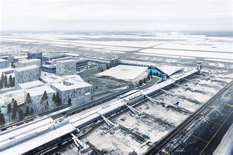 Helsinki Airport to be transformed with undulating roof and public ...