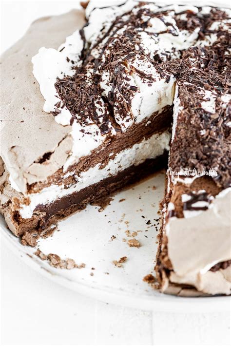 Chocolate Meringue Layer Cake - Beyond the Butter