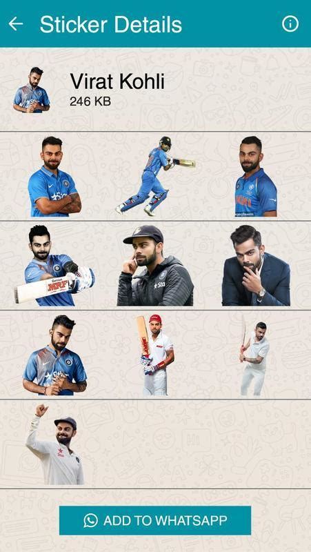 Virat kohli Stickers - WAStickerApps APK for Android Download