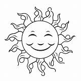 Sun coloring page – Coloring Corner sketch template