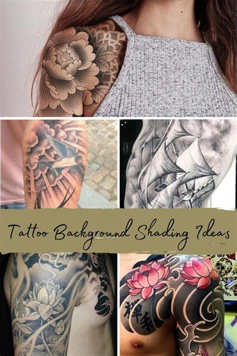 Tattoo Background Shading Ideas + Info - TattooGlee | Tattoo background, Tattoo shading, Quarter ...