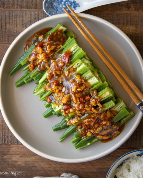 The 15-minute Easy Okra recipe you need now | Spicy - WoonHeng