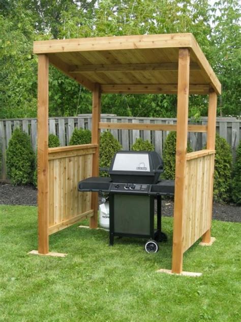 Bbq Shed: Look at this BBQ shelter - perfect for rainy weather!