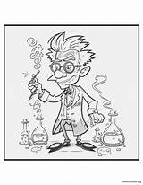 Mad Scientist Coloring Pages  Free Science Printables sketch template