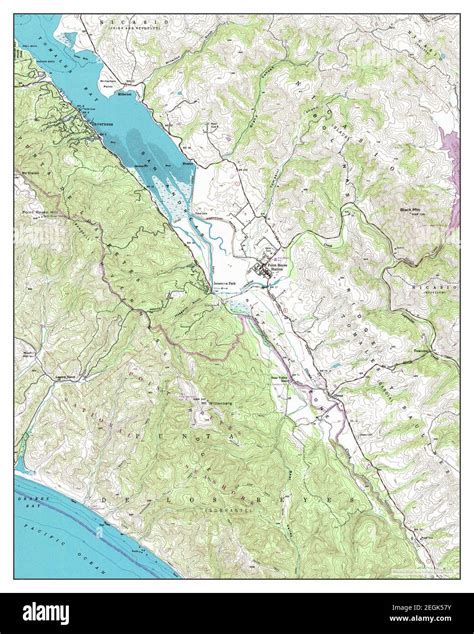 Inverness, California, map 1954, 1:24000, United States of America by ...