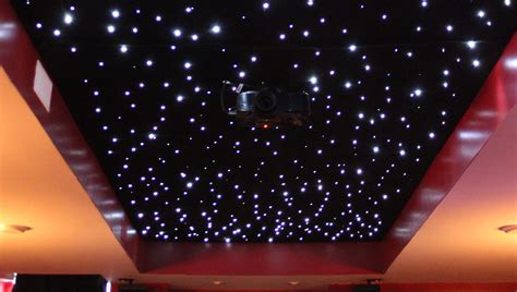 Installing a Fiber Optic Starfield Ceiling | Make: | Star ceiling, Starry ceiling, Fiber optic ...