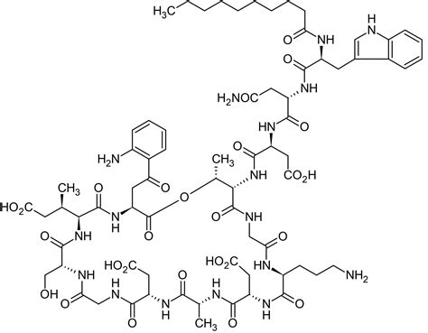 Daptomycin, Lipopeptide antibiotic (CAS 103060-53-3) (ab141204) | Abcam