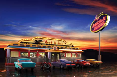 American Diner Wallpaper - WallpaperSafari