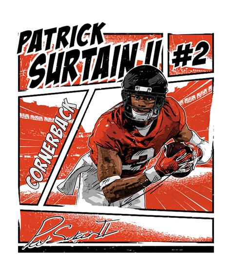 Patrick Surtain II Comic Digital Art by Kelvin Kent - Fine Art America