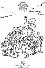 Paw Patrol Coloring Pages FREE 2025  And Learn sketch template