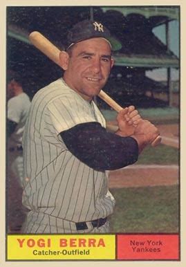 1961 Topps Yogi Berra #425 Baseball Card Value Price Guide