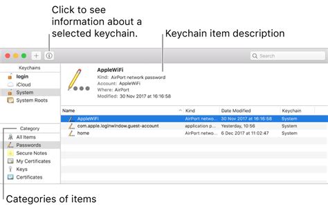 What is Keychain Access on Mac? - Apple Support