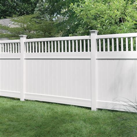 Freedom (Actual: 5.83-ft x 7.83-ft) Ready-to-Assemble Chester White Vinyl Panel at Lowes.com