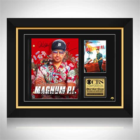 Magnum PI 2018 Pilot Script Limited Signature Edition Custom frame | RARE-T