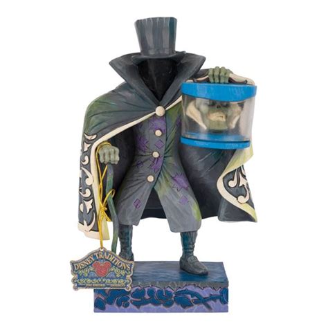 A Haunted Mansion Hatbox Ghost Figure.