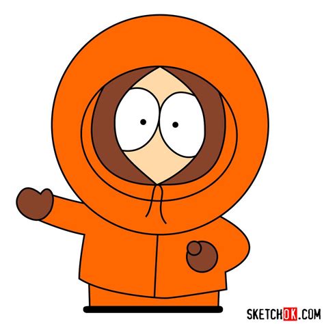 How to draw Kenny McCormick from South Park - Step by step drawing tutorials | Kenny south park ...